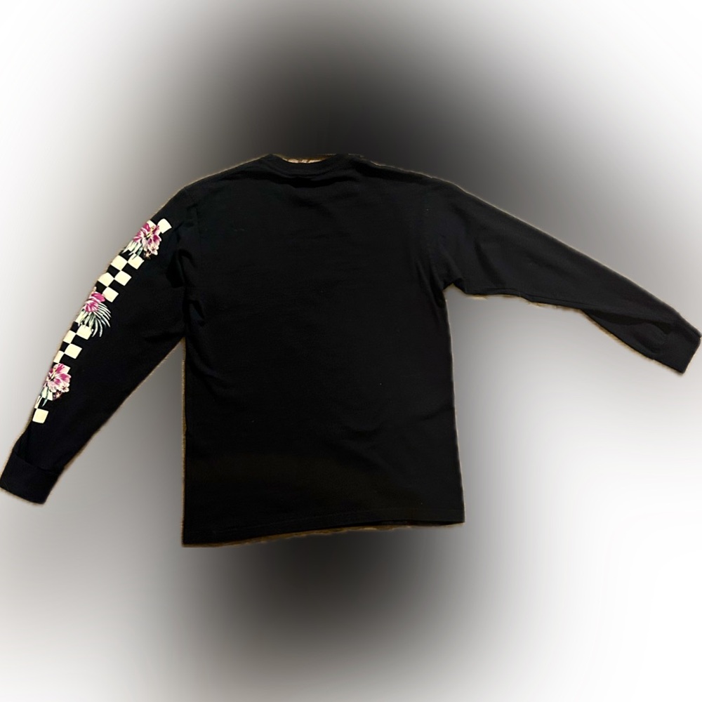 *2/15* Vans Long Sleeve Floral Checkered Print Shirt - Picture 2 of 3